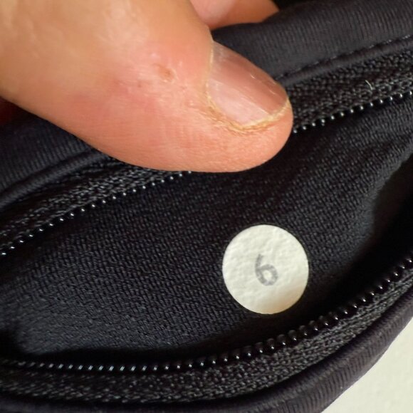 Lululemon Ruffled Pleated Pace Setter Skirt Skort 6 Black Tennis Athletic - Picture 7 of 9